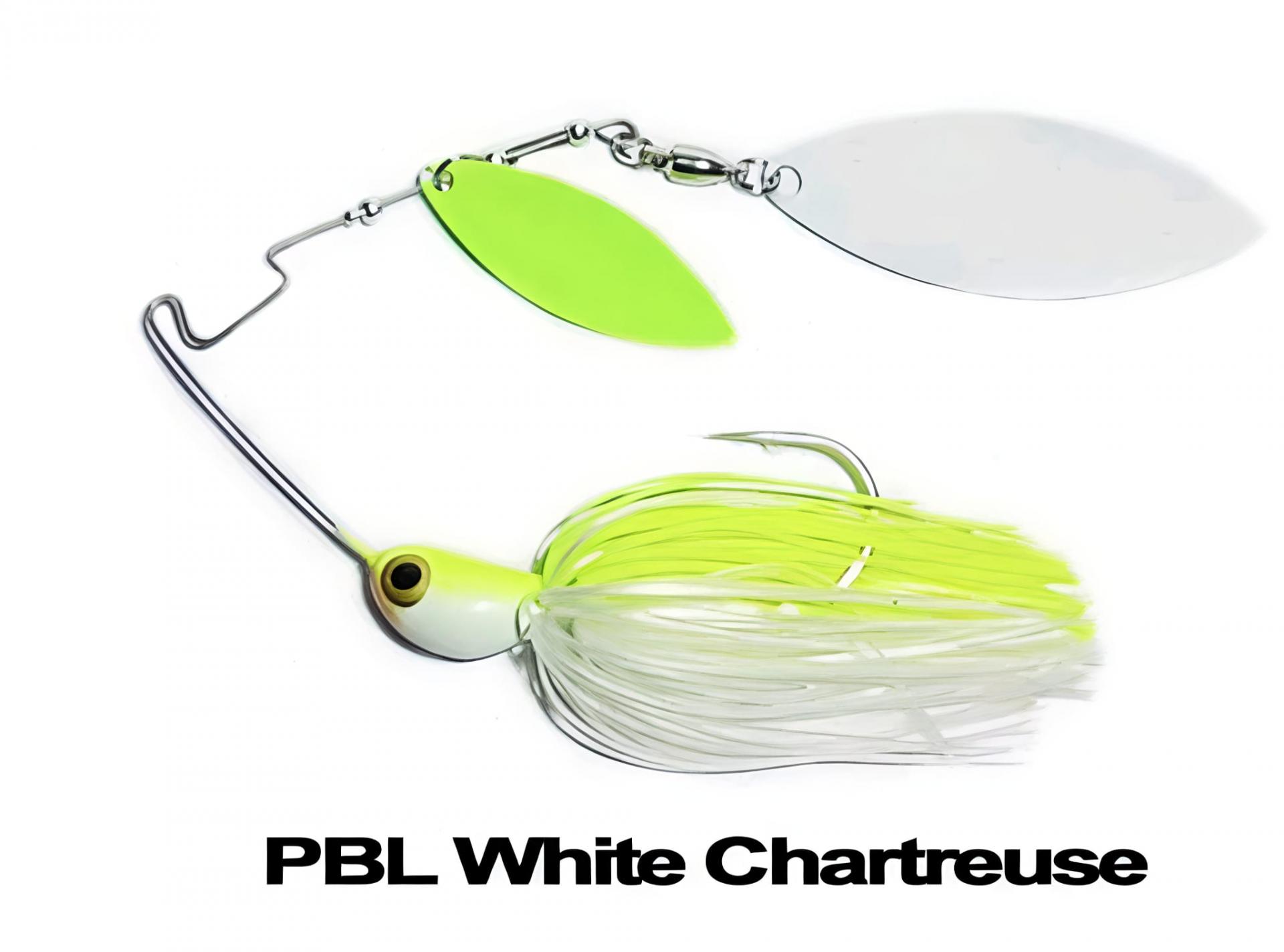 Spinner 4Wind Longas Baits PBL White Chartreuse