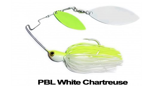 Spinner 4Wind Longas Baits PBL White Chartreuse [0]