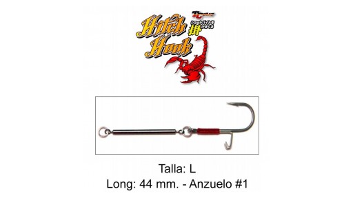  Anzuelos HITCH HOOK | L  Zappu 