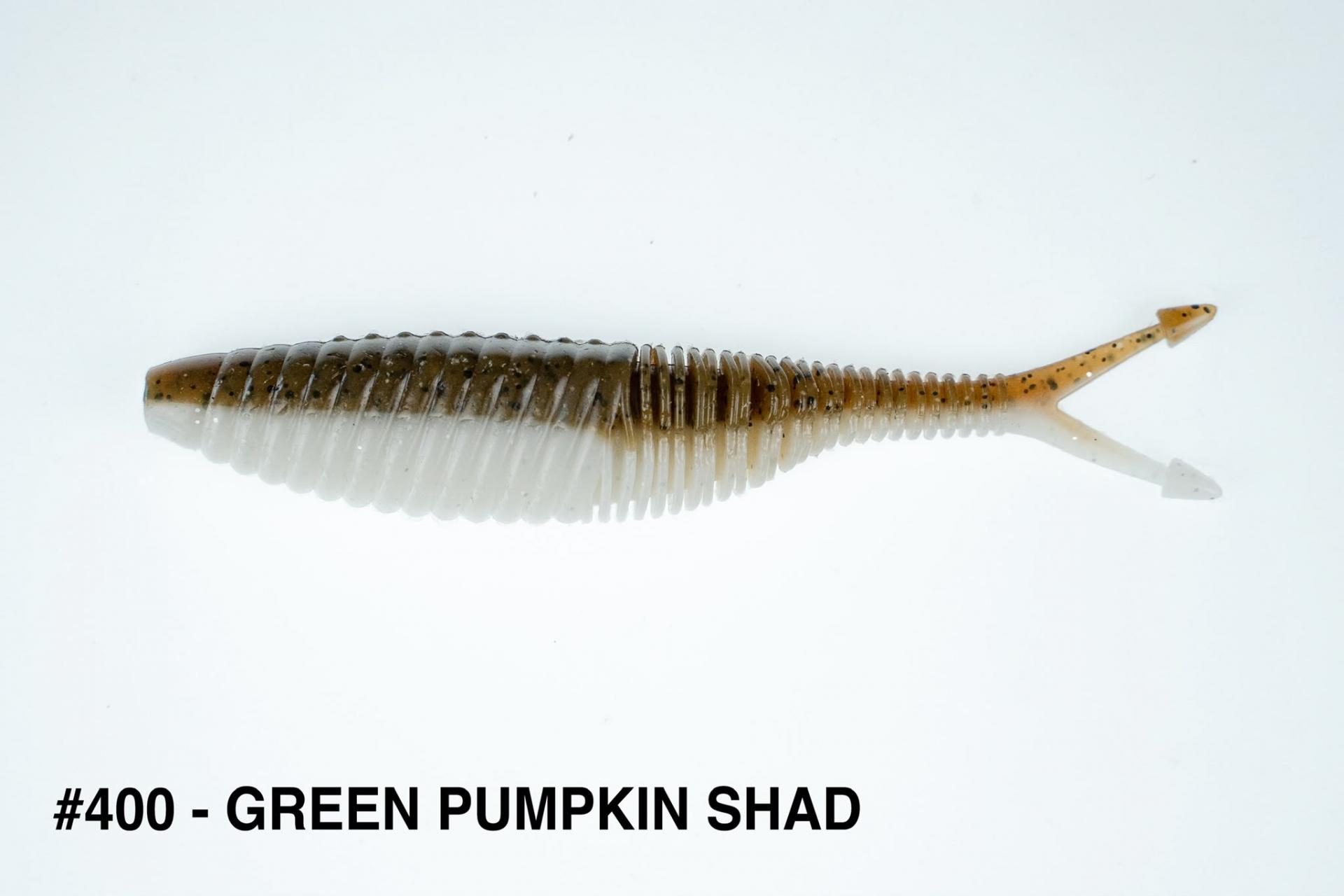 Geecrack Bellows Vibe 4.2" Green pupkin shad