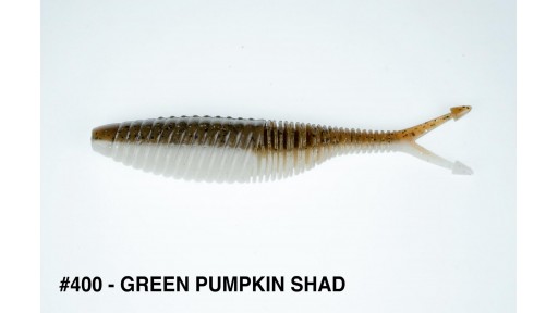  Geecrack Bellows Vibe 4.2" Green pupkin shad  [0]