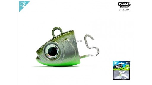 Black Minnow Nº2  90 - 1 cabeza Zincky Jig - 6g - Zincky Khaki