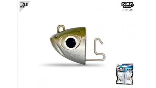 Black Minnow 105 - 2 Shore Jig head - 8g - Khaki [0]