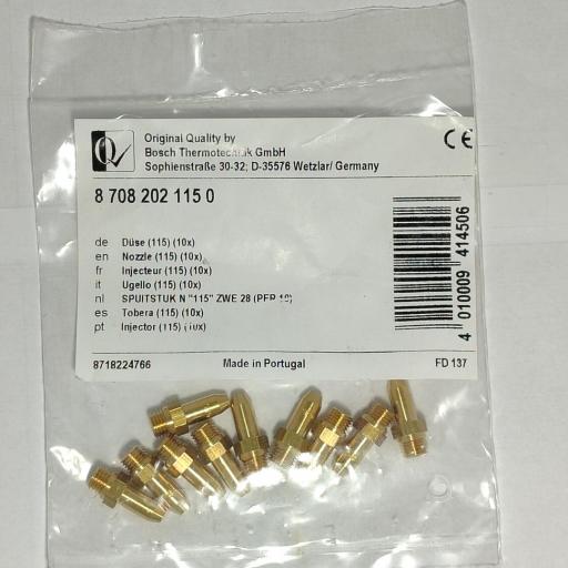 Inyector Quemador Tobera (115) (x10) Gas Natural