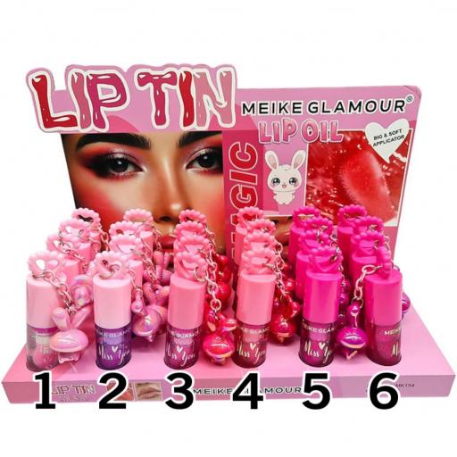 Lipgloss con llavero de conejito Glamour [0]