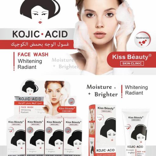 LIMPIADOR FACIAL ACIDO KOJICO 120ML - KISS BEAUTY