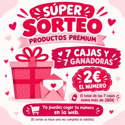 SORTEO 7 CAJAS PREMIUM (5 prod premium cada caja)