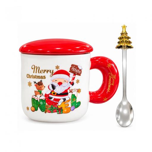 TAZA CERÁMICA CON CUCHARA Y TAPA [0]