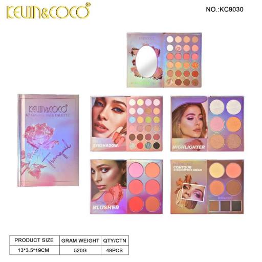 PALETA DE SOMBRAS 67 COLORES-kevin&coco