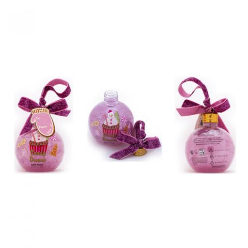 GEL BOLA DE NAVIDAD ROSA