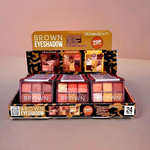 PALETA SOMBRAS BROWN