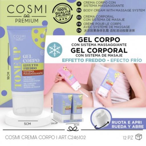 CREMA CORPORAL MASAJE EFECTO FRIO 120ML - COSMI