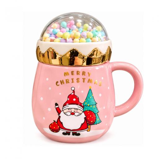 TAZA CERÁMICA, TAPADERA TIPO TERMO 250ml [0]
