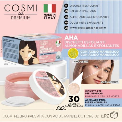 ALMOHADILLAS EXFOLIANTES ACIDO MANDELICO 30 U - (piel normal)