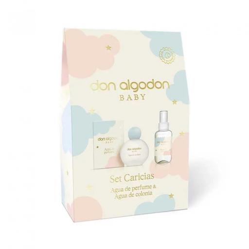 BABY ESTUCHE SET CARICIAS- Don Algodón 