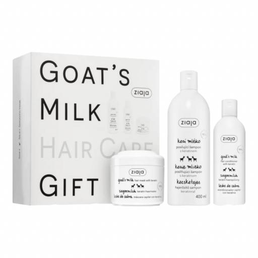 SET REGALO CUIDADO CAPILAR LECHE DE CABRA- ziaja