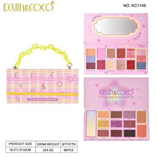 PALETA SOMBRAS KEVIN & COCO 26 colores. [1]