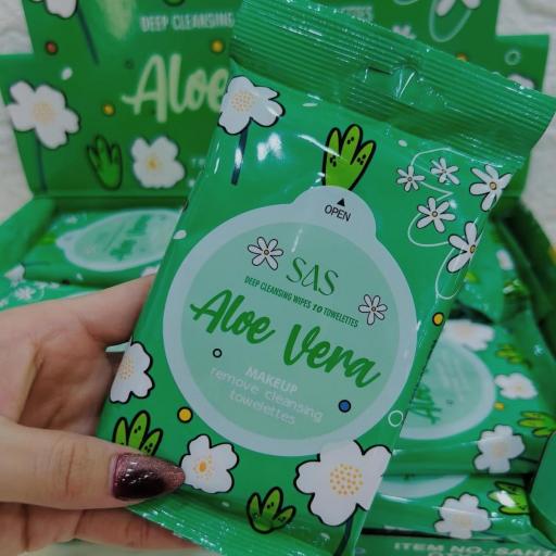 TOALLITAS DESMAQUILLANTES ALOE VERA
