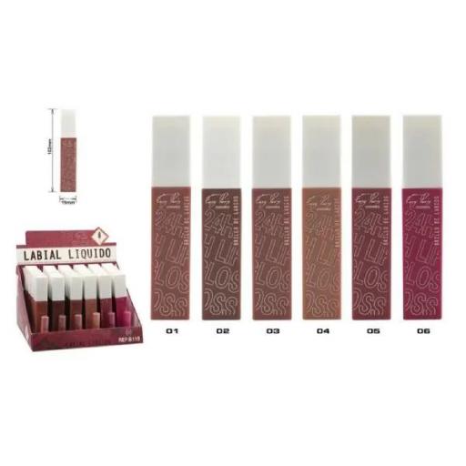 BARRA DE LABIOS PERMANENTE MATTE 24H LIP GLOSS EASY PARIS