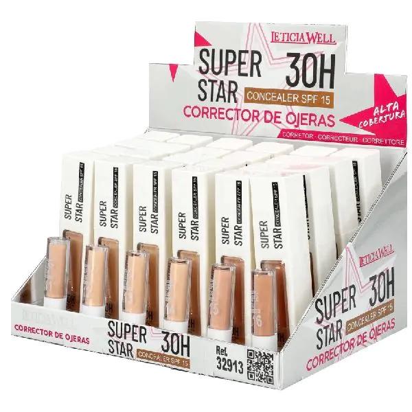 CORRECTOR DE OJERAS SUPER STAR 30H - Leticia Well