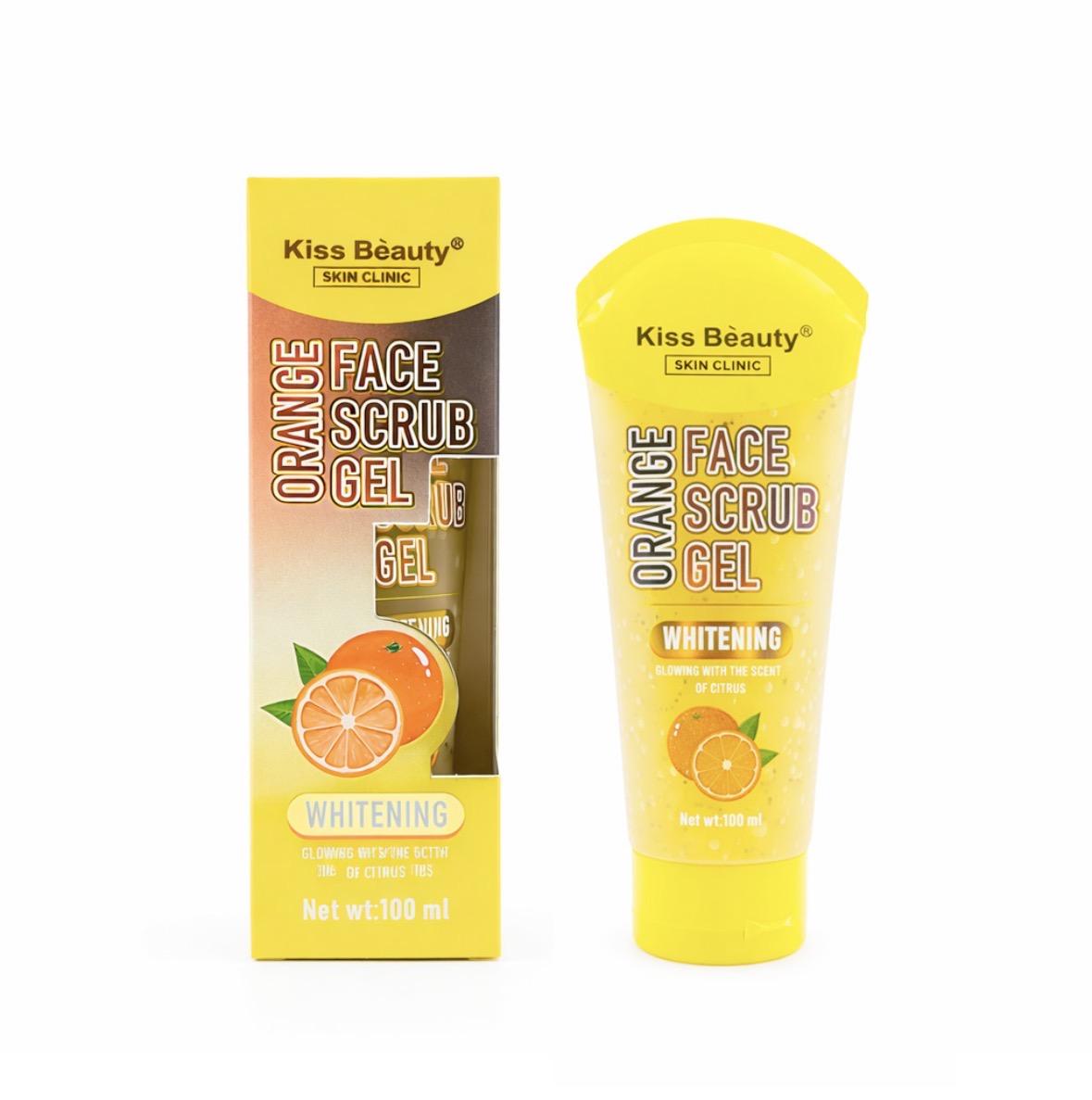 GEL EXFOLIANTE FACIAL NARANJA- KISS BEAUTY