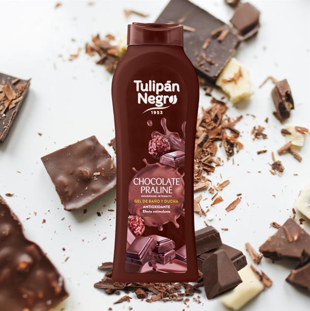 GEL BAÑO TULIPÁN NEGRO CHOCOLATE PRALINE 650ml