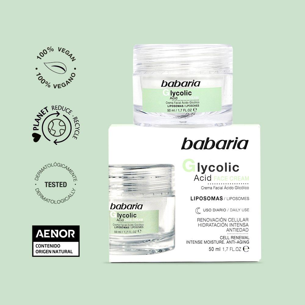 Crema Facial Glicólico 50ml- BABARIA