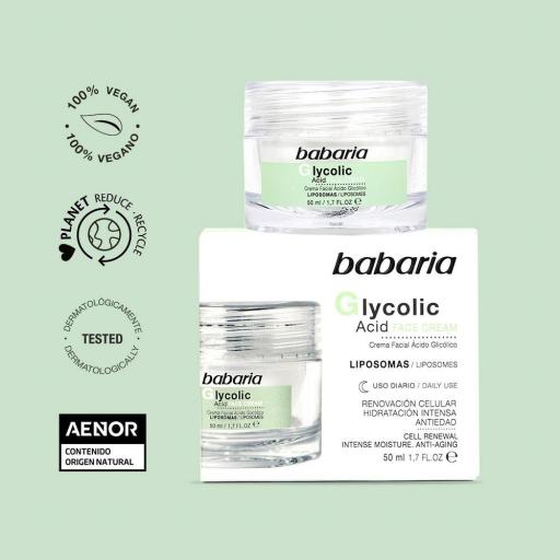 Crema Facial Glicólico 50ml- BABARIA