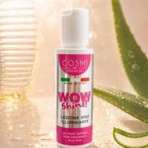 LOCIÓN FACIAL Con Acido Salicilico, Acido Ialuronico e Aloe Vera 100ml-Cosmi