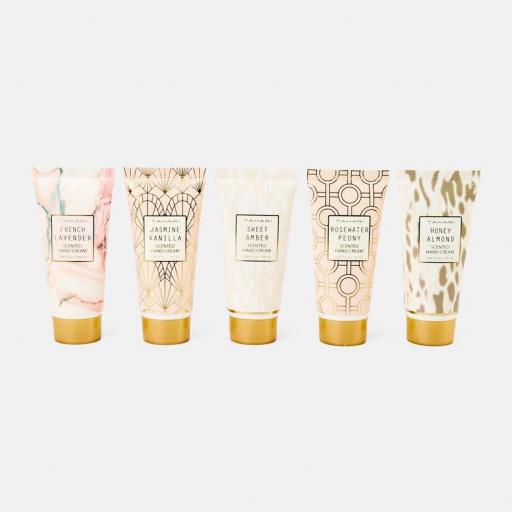 CREMA DE MANOS, PERFUMADA 5 PIEZAS-50ml [1]