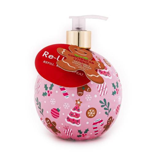 JABÓN DE MANOS NAVIDEÑO recargable 500ml-Aroma jengibre