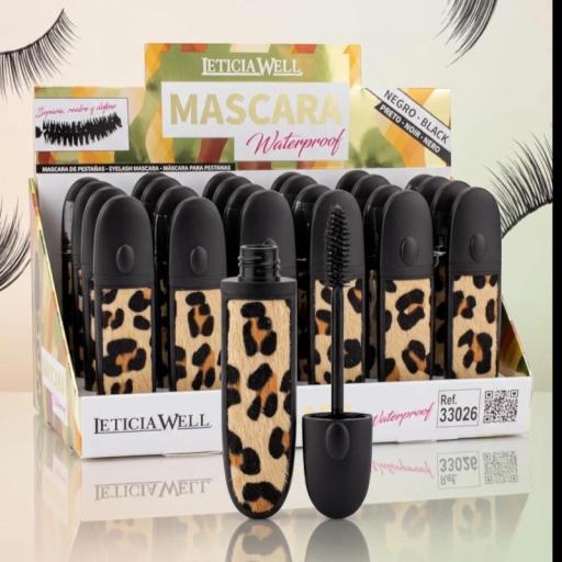 MÁSCARA DE PESTAÑAS MÁXIMO VOLUMEN WATERPROOF-Leticia Well