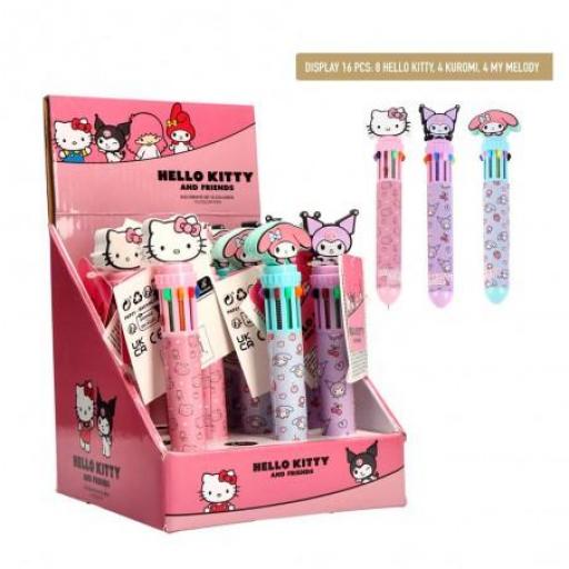 Bolígrafo Multicolor Hello Kitty Surtido