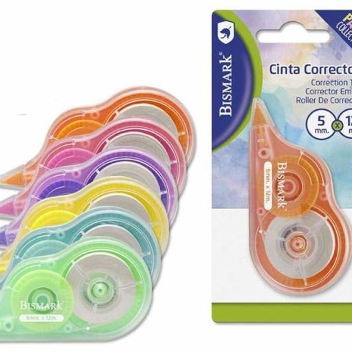 Corrector Cinta 12m Pastel Bismark (color aleatorio)