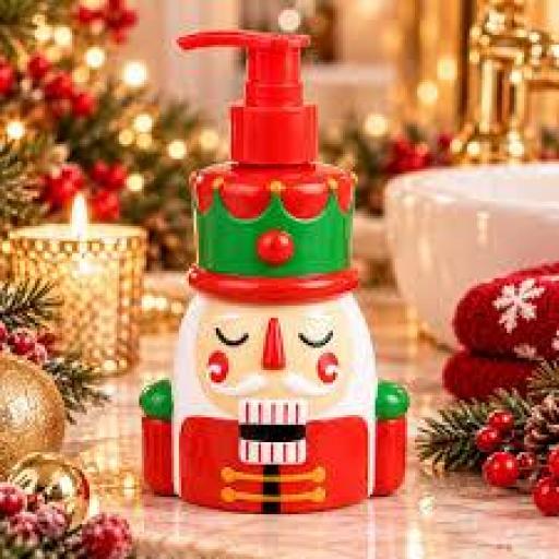 JABÓN DE MANOS DISEÑO NAVIDEÑO CASCANUECES 340 ML IDC INSTITUTE [0]