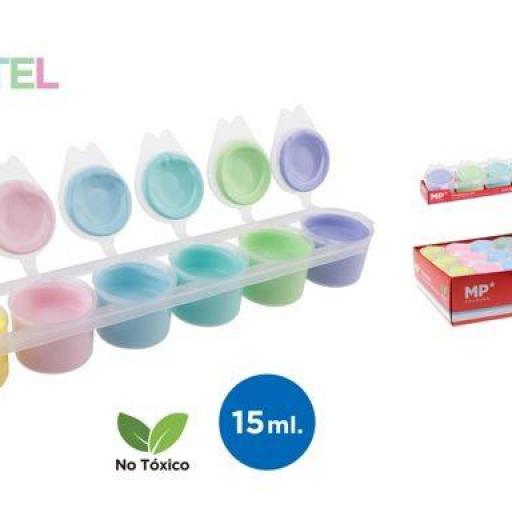 KIT 6 TEMPERAS PASTEL