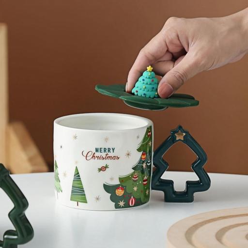 TAZA CERÁMICA CON TAPA SILICONA  [1]