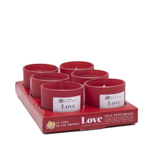 Vela Perfumada Love(Frutos rojos)