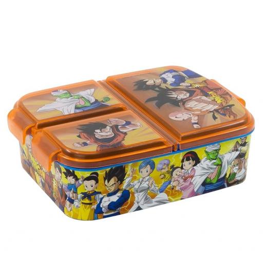 FIAMBRERA CON 3 COMPARTIMENTOS DRAGON BALL SUPER [1]