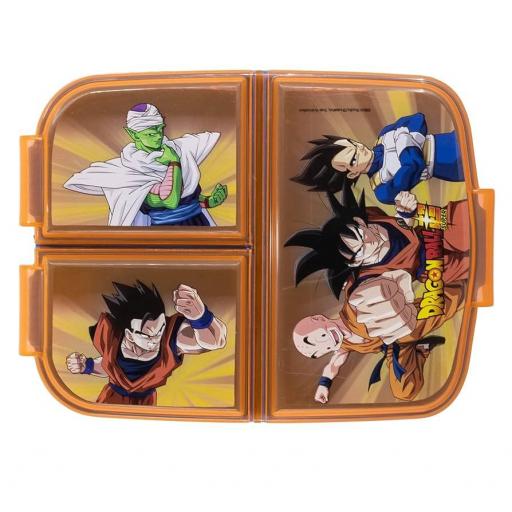 FIAMBRERA CON 3 COMPARTIMENTOS DRAGON BALL SUPER [3]