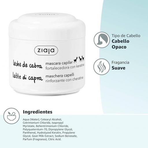MASCARILLA CAPILAR CON KERATINA-LECHE DE CABRA [2]