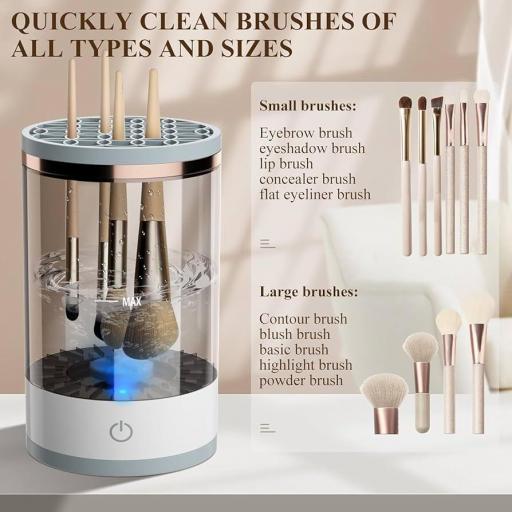 LIMPIADOR ELÉCTRICO BROCHAS DE MAQUILLAJE  [2]