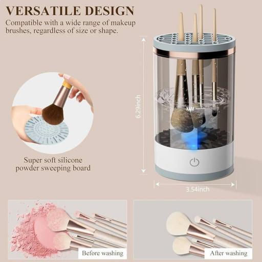 LIMPIADOR ELÉCTRICO BROCHAS DE MAQUILLAJE  [3]