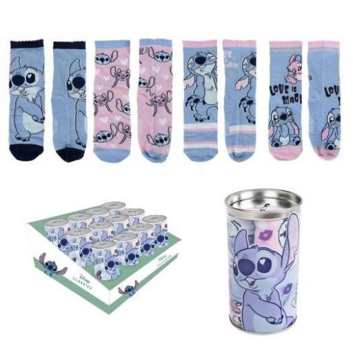 PACK 4CALCETINES+HUCHA STITCH- 35/38 [0]