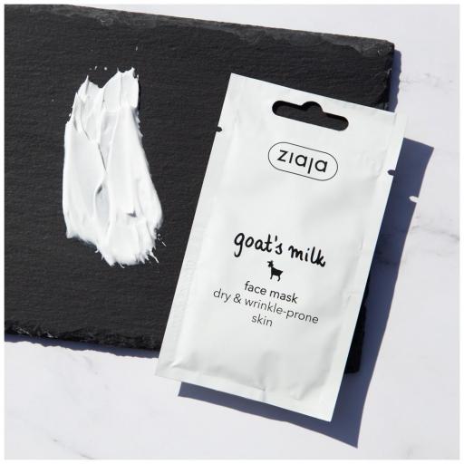 LECHE DE CABRA Mascarilla facial antiarrugas [0]
