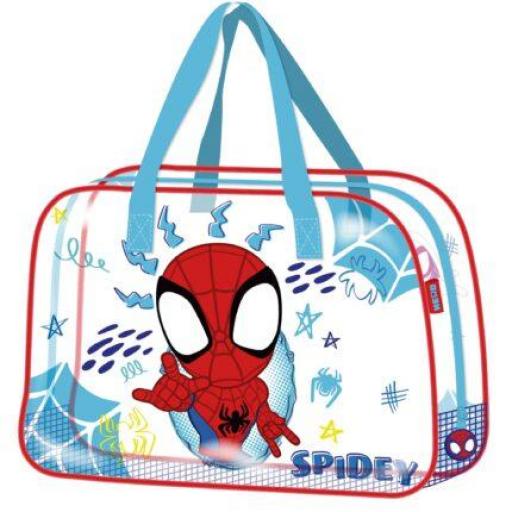 Bolsa g playa 35x50x24cm spiderman