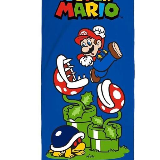 Toalla de Súper Mario 140x70cm