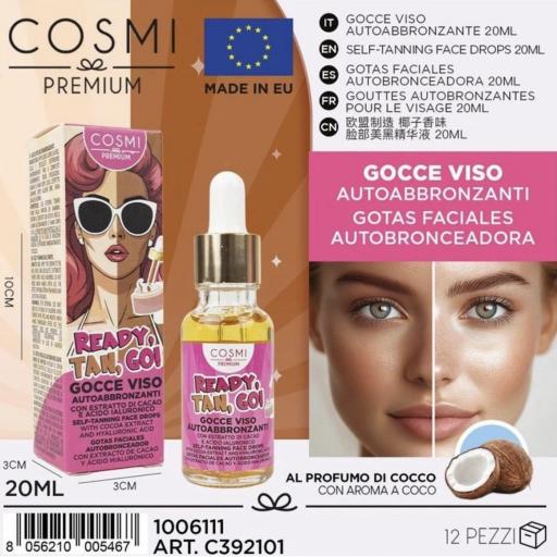 GOTAS FACIALES AUTOBRONCEADORA 20ml- Cosmi