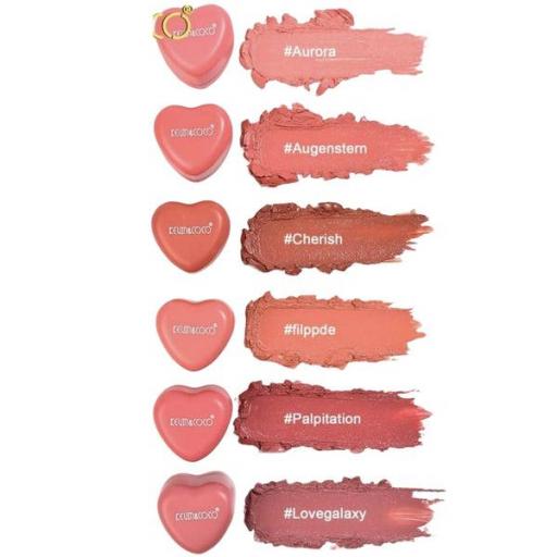 Set Brillo Labial - Rubor en Crema 6 Colores Kevin & Coco [1]