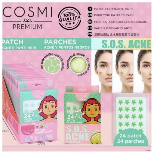 PARCHES PURIFICANTES SOS ACNÉ 24U-cosmi